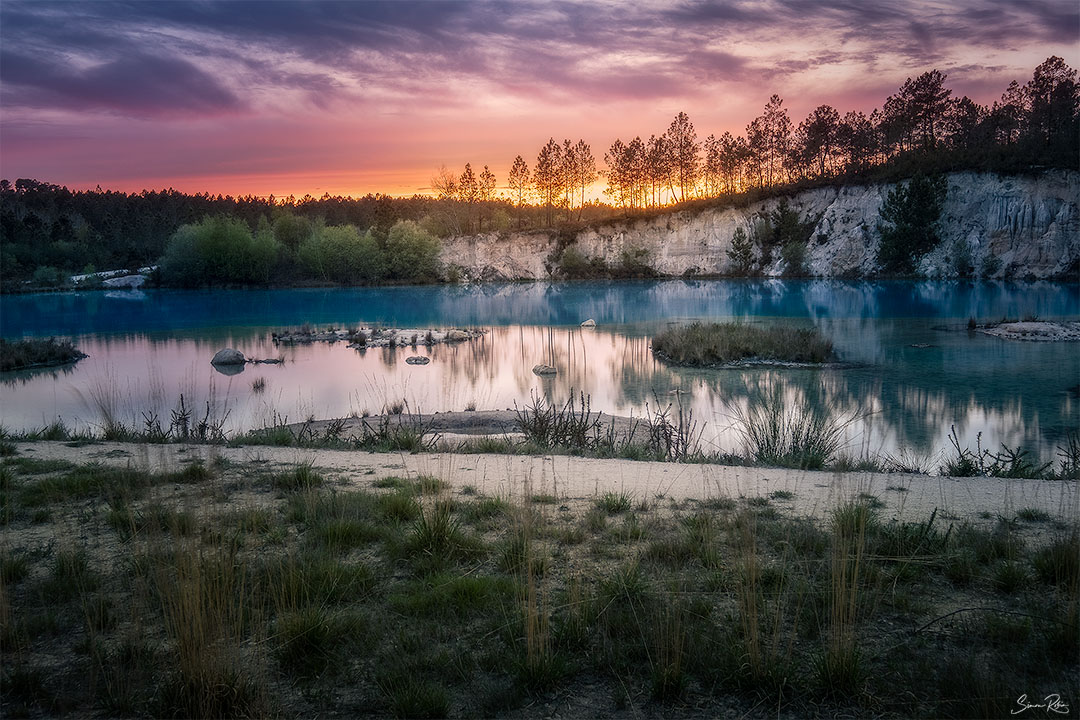 Lac de Guizengeard Last Sunset