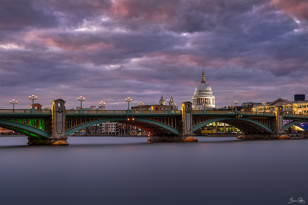 St Paul's Cathedral and the London Bridge